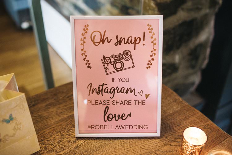 Instagram Hashtag Photography Sign Colourful Floral Family Friendly Wedding http://www.sallytphoto.com/