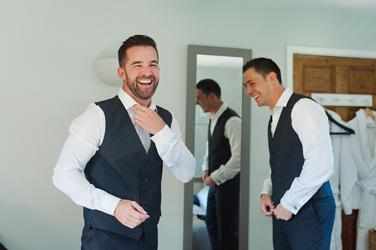 Darling Peach Sage Green Grey Farm Wedding http://www.photographybybea.co.uk/