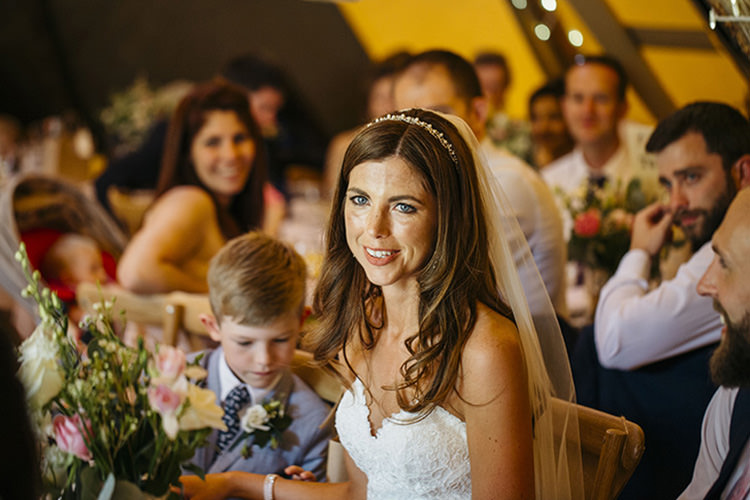 Pretty Floral Boho Tipi Wedding https://www.kindredphotography.co.uk/