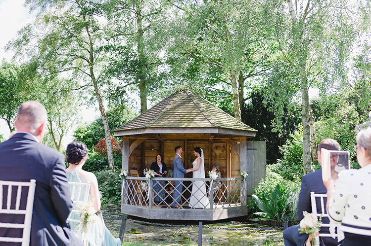 Darling Peach Sage Green Grey Farm Wedding http://www.photographybybea.co.uk/