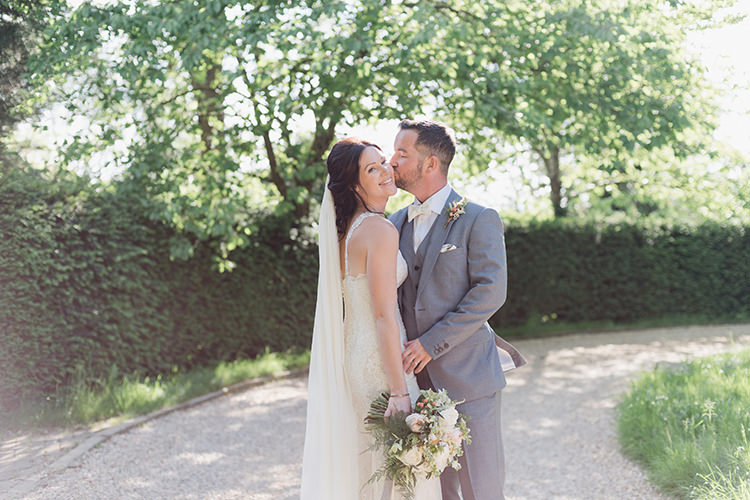 Darling Peach Sage Green Grey Farm Wedding http://www.photographybybea.co.uk/