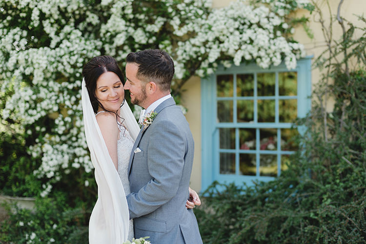 Darling Peach Sage Green Grey Farm Wedding http://www.photographybybea.co.uk/