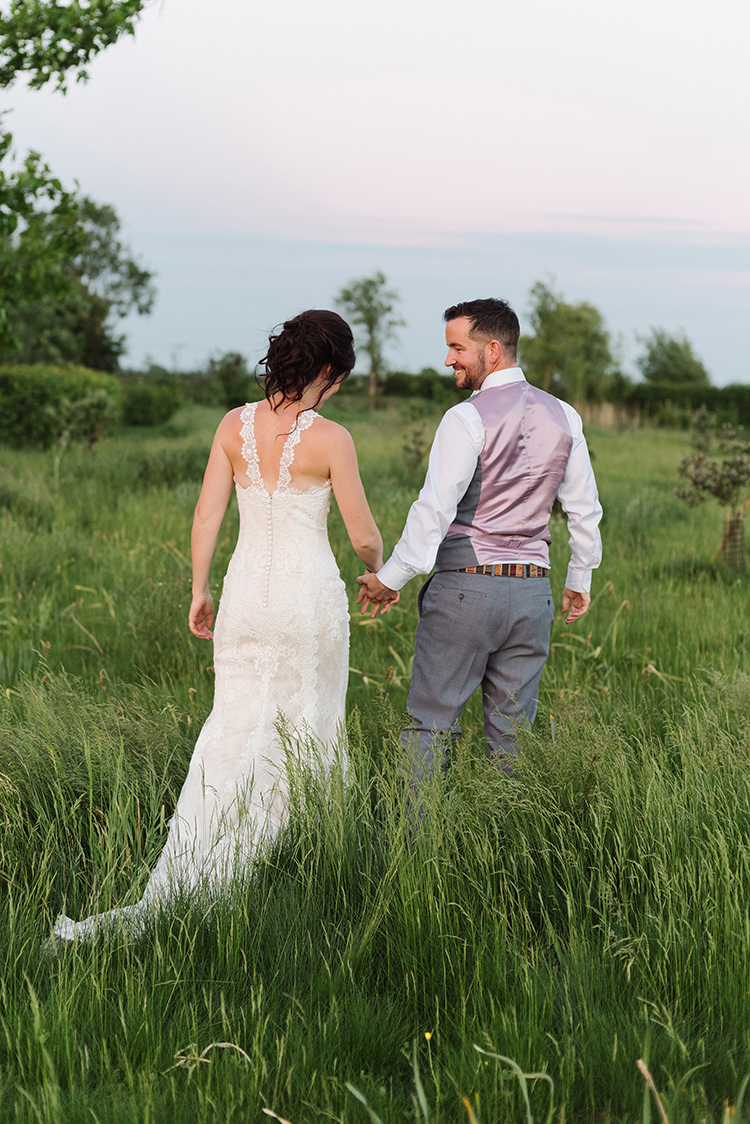 Darling Peach Sage Green Grey Farm Wedding http://www.photographybybea.co.uk/