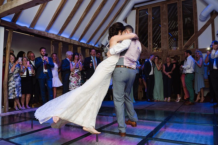 Darling Peach Sage Green Grey Farm Wedding http://www.photographybybea.co.uk/