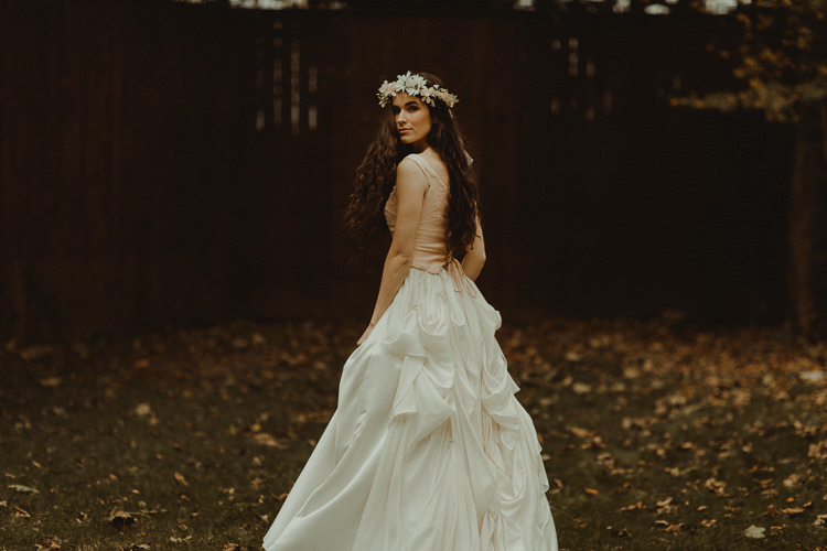Vintage Dress Gown Bride Bridal Moody Ethereal Winter Woodland Wedding Ideas http://belleartphotography.co.uk/