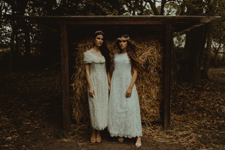 Vintage Dress Gown Bride Bridal Moody Ethereal Winter Woodland Wedding Ideas http://belleartphotography.co.uk/