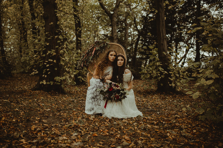 Moody Ethereal Winter Woodland Wedding Ideas http://belleartphotography.co.uk/