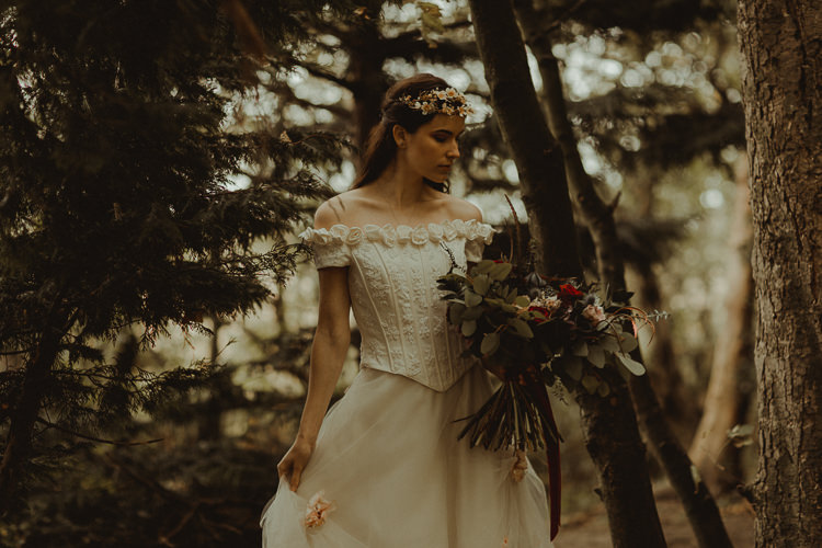 Vintage Dress Gown Bride Bridal Moody Ethereal Winter Woodland Wedding Ideas http://belleartphotography.co.uk/