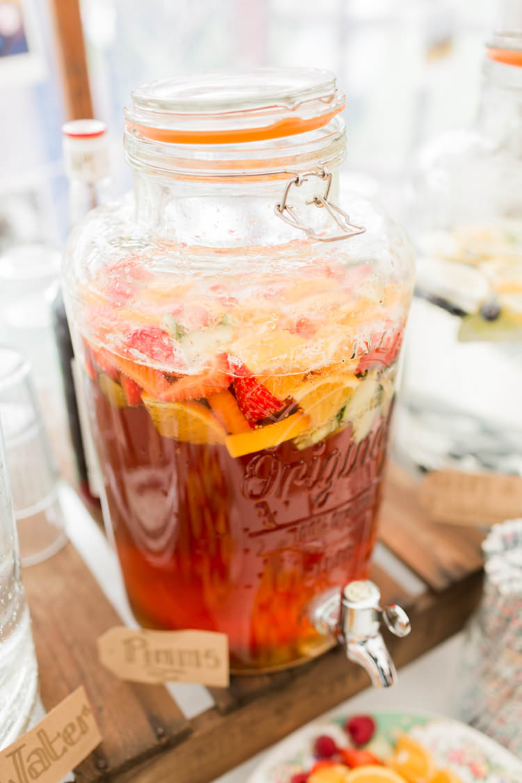 Drink Dispenser Fun Late Summer Outdoor Farm Wedding http://bowtieandbellephotography.co.uk/
