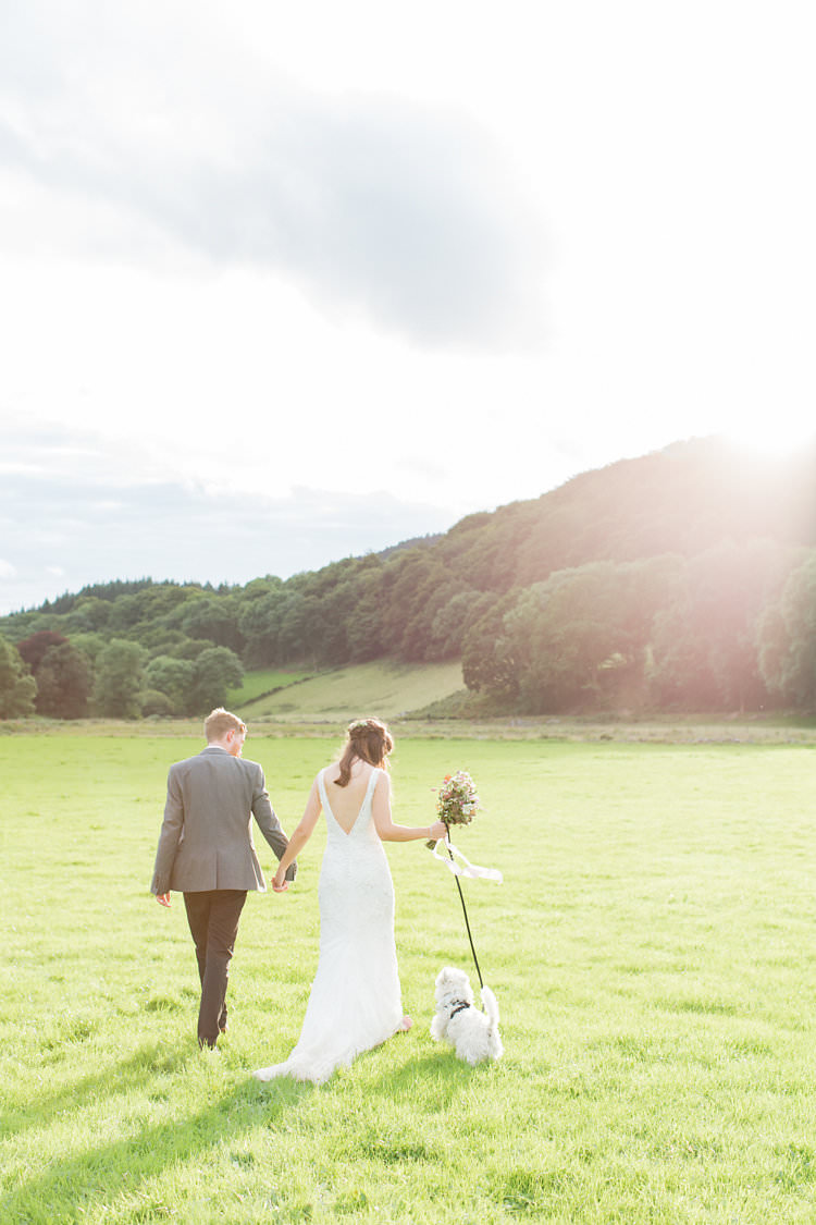 Dog Pet Fun Late Summer Outdoor Farm Wedding http://bowtieandbellephotography.co.uk/