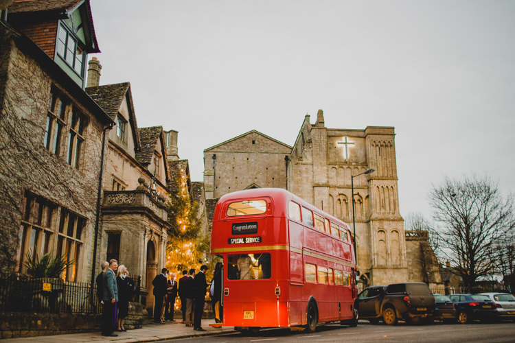 Red Double Decker Bus Transport Christmas Wedding Cotswolds http://jonnymp.com/