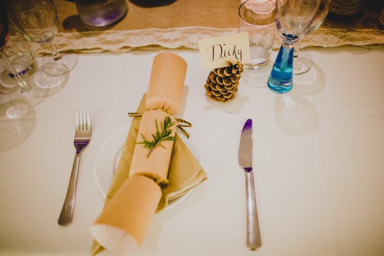 Cracker Favours Christmas Wedding Cotswolds http://jonnymp.com/