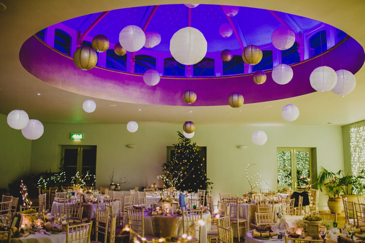 Lanterns Tree Venue Decor Christmas Wedding Cotswolds http://jonnymp.com/