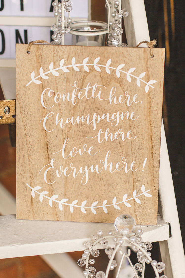 Hand Painted Sign Welcome Whimsical Romantic Barn Wedding http://kirstymackenziephotography.co.uk/