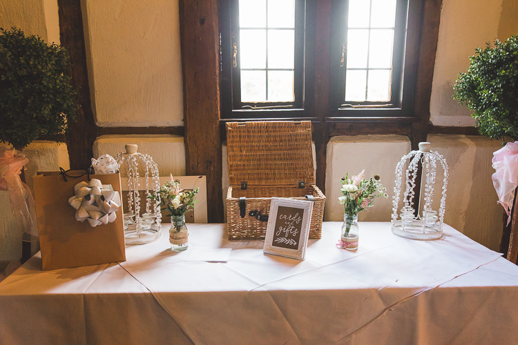 Card Gift Table Birdcage Hamper Modern Calligraphy Sign Whimsical Romantic Barn Wedding http://kirstymackenziephotography.co.uk/