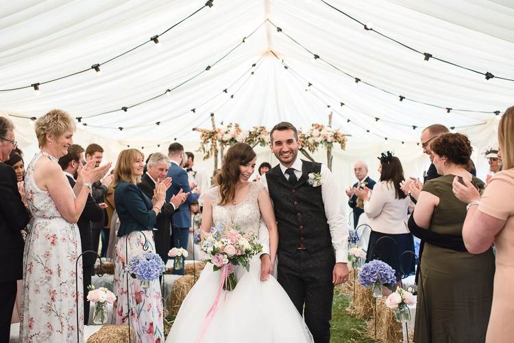 Bride Bridal Princess Embellished Sparkle Top Waistcoat Groom Patel Bouquet Personal Homegrown Country Farm Wedding https://www.emmahare.com/