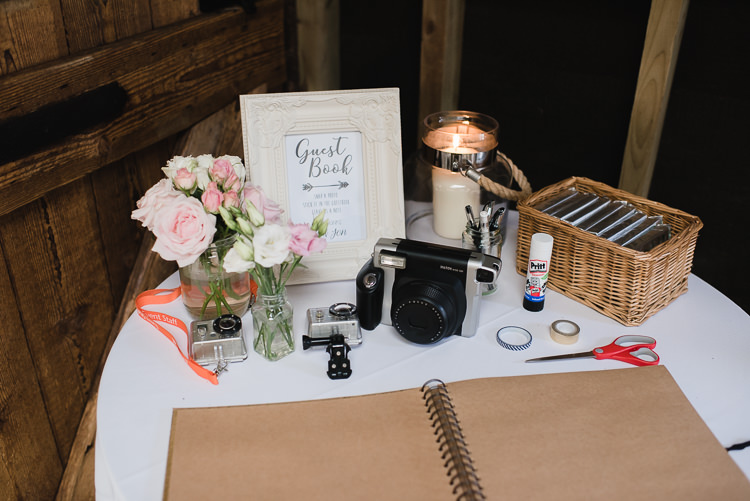 Guest Book Polaroid Personal Homegrown Country Farm Wedding https://www.emmahare.com/