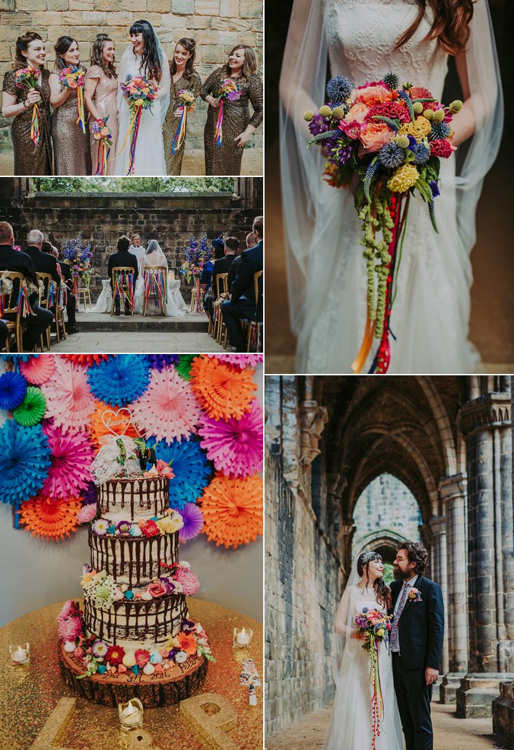 Colourful Dinosaur Wedding Real Wedding Ideas Inspiration Trends 2017 2018 http://bloomweddings.co.uk/