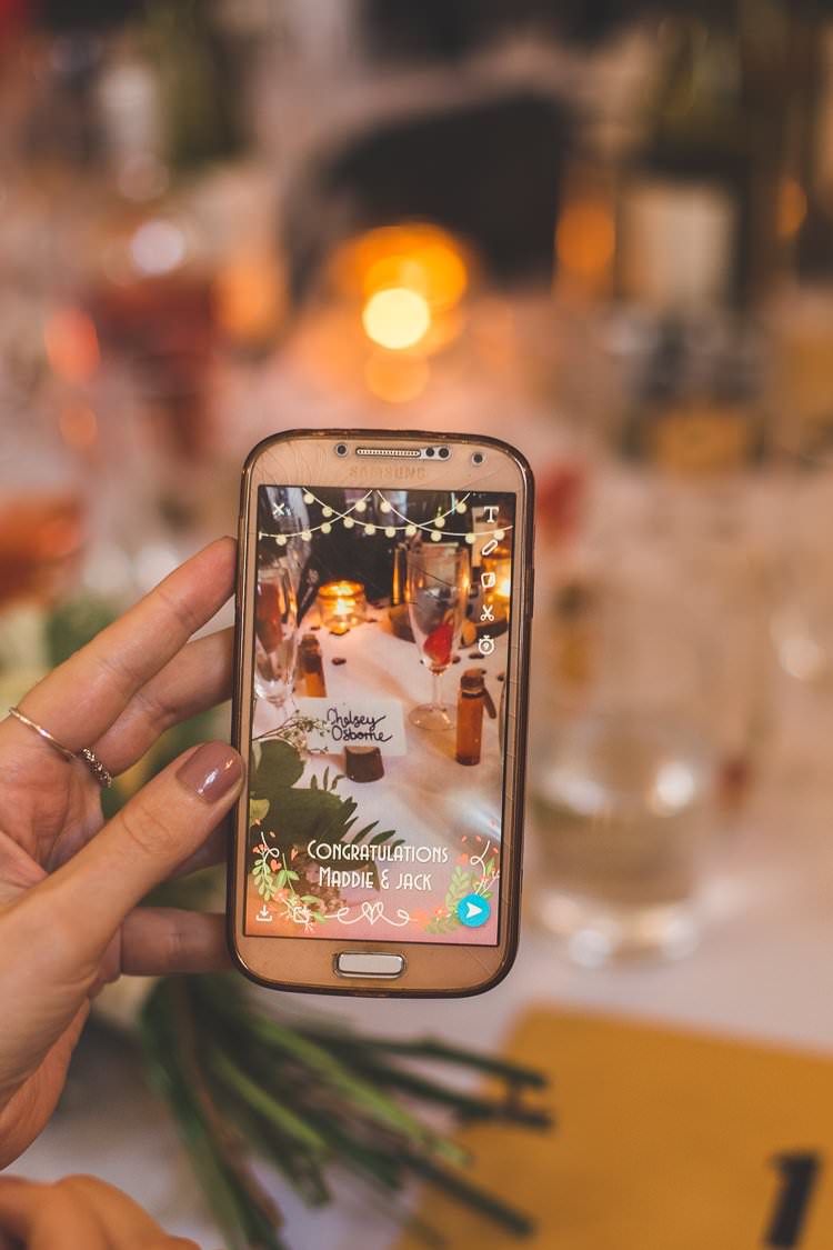 Snap Chat Filter Rustic Outdoor Summer Wedding Pet Pug http://kirstymackenziephotography.co.uk/
