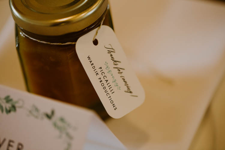 Chutney Favours Unconventional Country Cotswolds Barn Wedding http://www.alexandrajane.co.uk/
