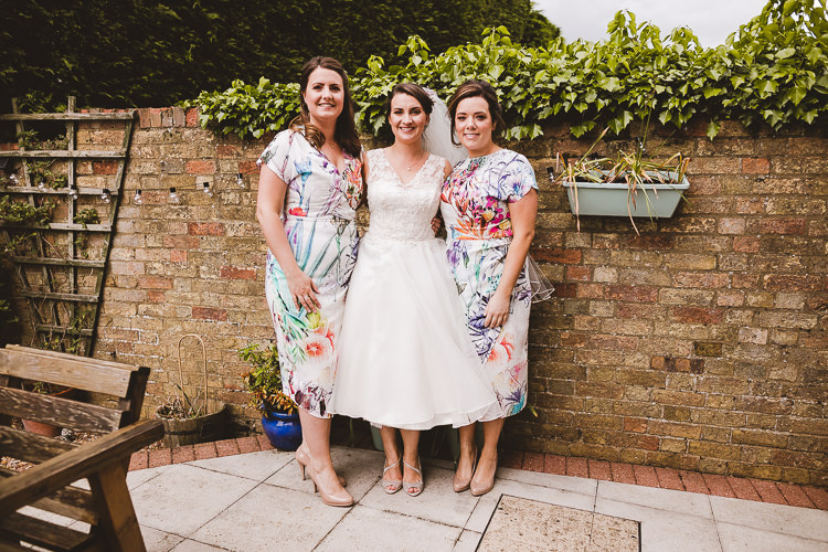 Floral Bridesmaid Dresses Brightly Coloured Mismatched Marquee Wedding http://www.nicolacasey.photography/