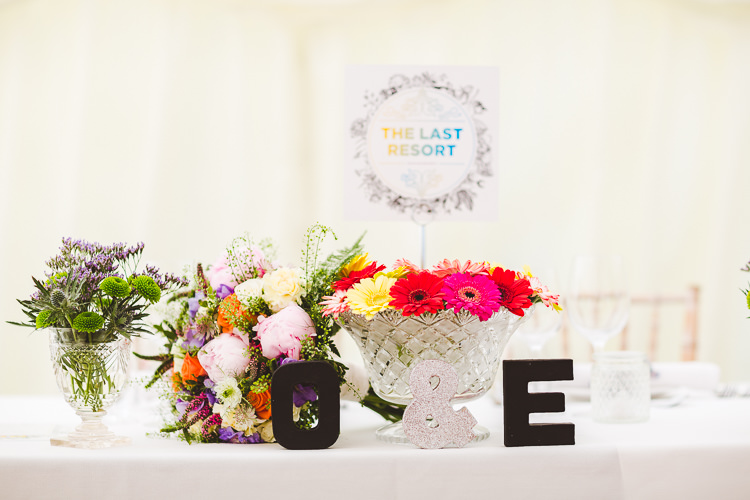 Brightly Coloured Mismatched Marquee Wedding http://www.nicolacasey.photography/