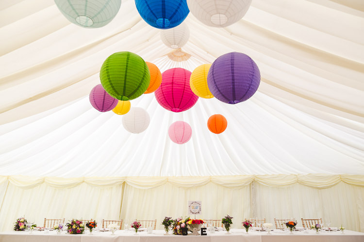 Brightly Coloured Mismatched Marquee Wedding http://www.nicolacasey.photography/