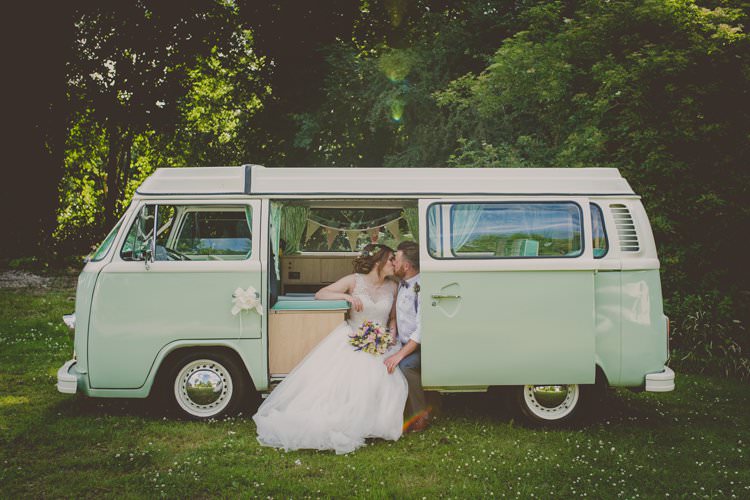 VW Camper Van Quirky Afternoon Tea Wedding http://laurarhianphotography.co.uk/