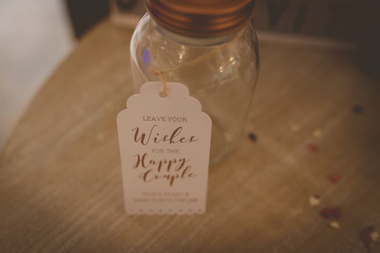 Wish Jar Guest Book Quirky Afternoon Tea Wedding http://laurarhianphotography.co.uk/