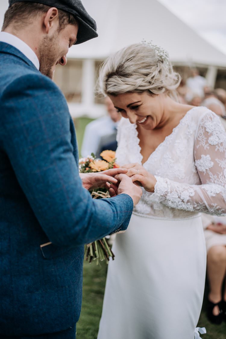 Bride Bridal Style Dress Gown Hair Braids Plaits Rustic Peaky Blinders Vineyard Wedding Yorkshire https://www.kazooieloki.co.uk/