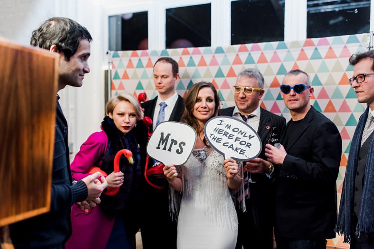 Photobooth Props Bright Very Colourful Quirky Fun City Wedding London http://www.babbphoto.com/