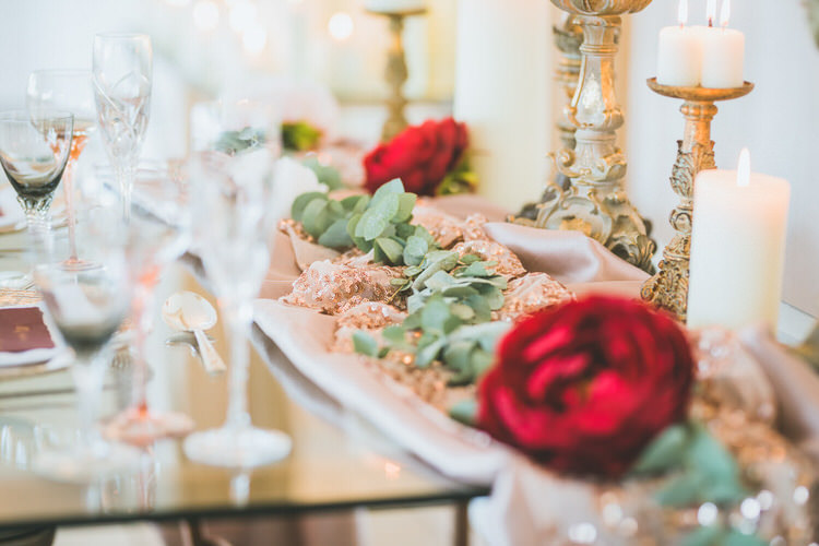 Tablescape Decor Table Decoration Rose Gold Sequins Flowers Greenery Calligraphy Stationery Natural Soft Outdoors In Wedding Ideas https://www.lewisfackrell.co.uk/