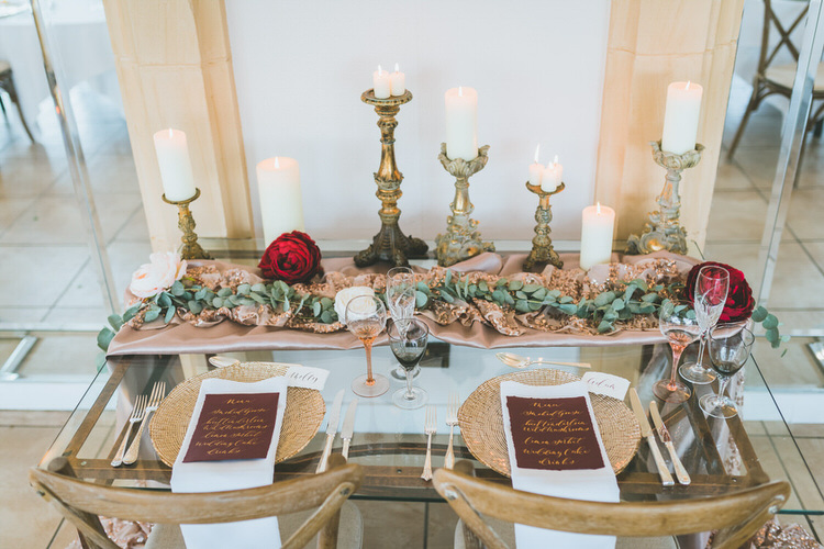 Tablescape Decor Table Decoration Rose Gold Sequins Flowers Greenery Calligraphy Stationery Natural Soft Outdoors In Wedding Ideas https://www.lewisfackrell.co.uk/