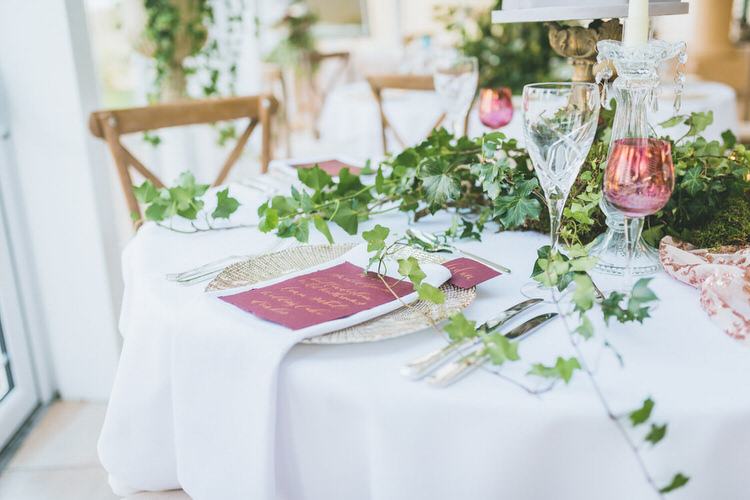 Tablescape Decor Table Decoration Rose Gold Sequins Flowers Greenery Calligraphy Stationery Natural Soft Outdoors In Wedding Ideas https://www.lewisfackrell.co.uk/
