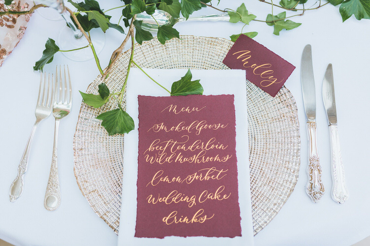 Tablescape Decor Table Decoration Rose Gold Sequins Flowers Greenery Calligraphy Stationery Natural Soft Outdoors In Wedding Ideas https://www.lewisfackrell.co.uk/