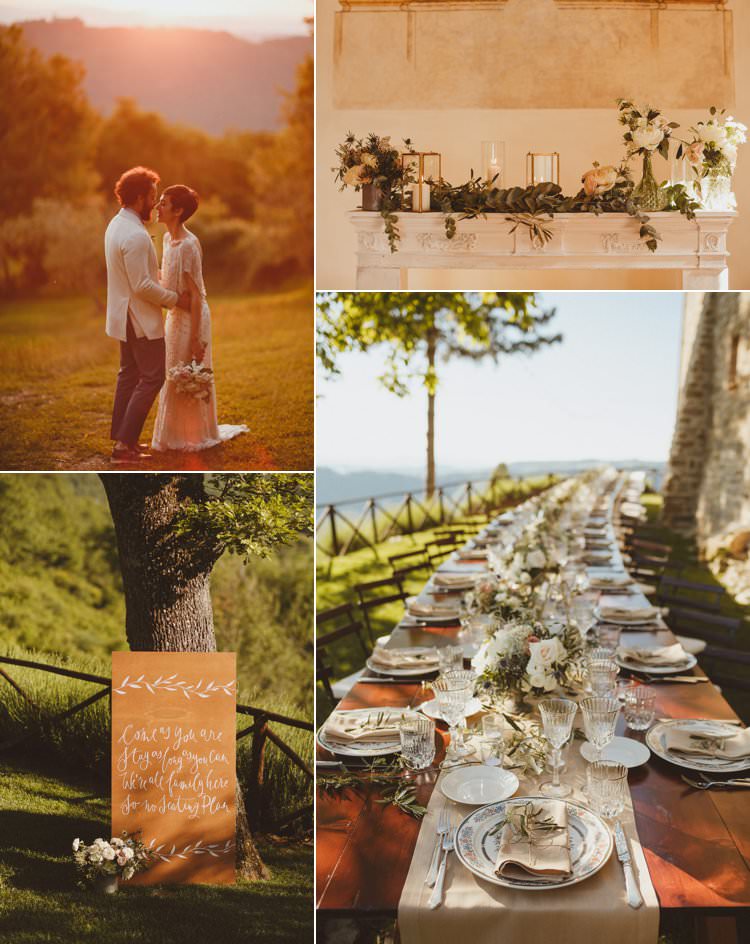 Beautifully Intimate Open Air Wedding in Umbria http://www.edpeers.com/