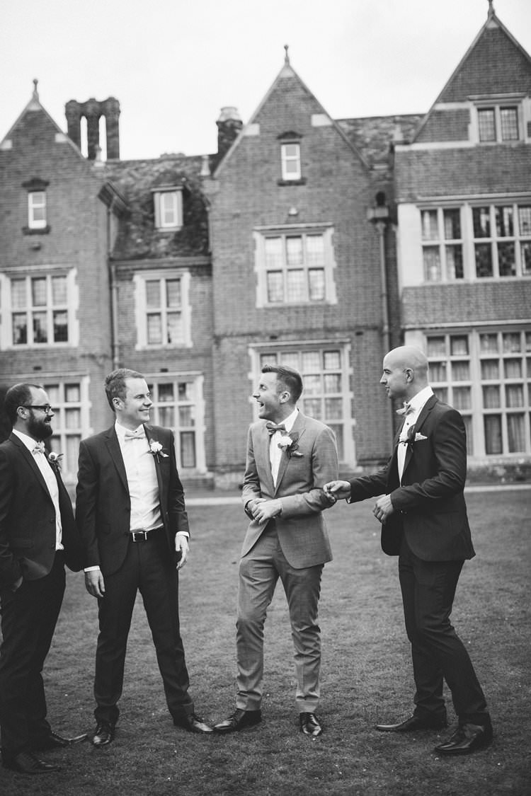 Groom Groomsmen Suits Bow Ties Pretty Floral Pastels Summer Wedding https://www.binkynixon.com/