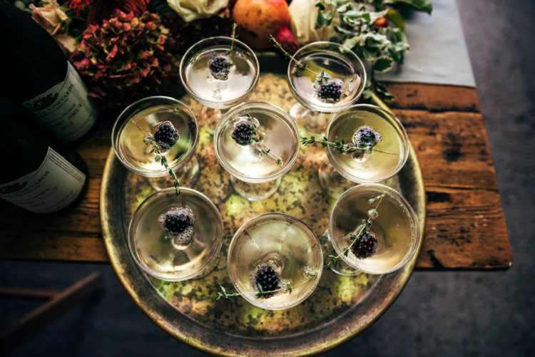 Cocktails Drinks Tray Celestial Feast Party Wedding Ideas http://www.threeflowersphotography.co.uk/