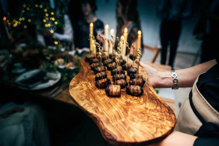 Canapes Celestial Feast Party Wedding Ideas http://www.threeflowersphotography.co.uk/