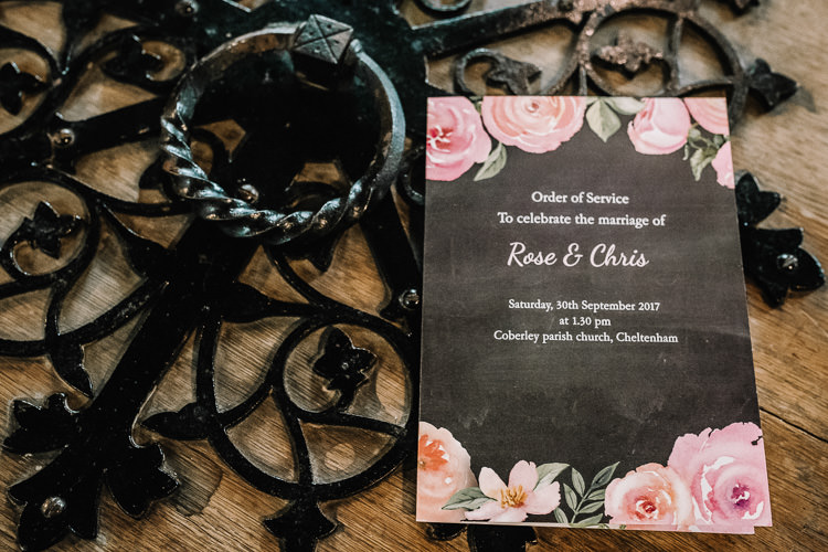 Black Floral Stationery Order Service Luxe Rustic Autumn Berry Wedding http://www.oobaloosphotography.co.uk/