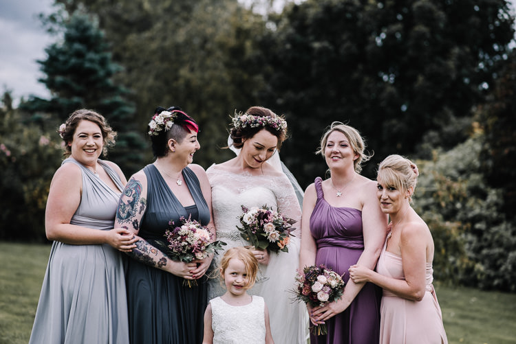 Multi Way Bridesmaid Dresses Luxe Rustic Autumn Berry Wedding http://www.oobaloosphotography.co.uk/