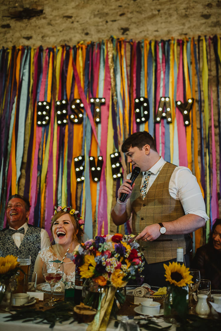 Colourful DIY Floral Luxe Barn Wedding http://www.joemather-photography.co.uk/