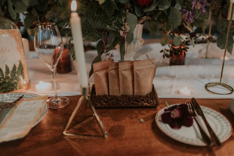 Coffee Favours Autumn Hygge Wedding Ideas http://meganelle.co.uk/