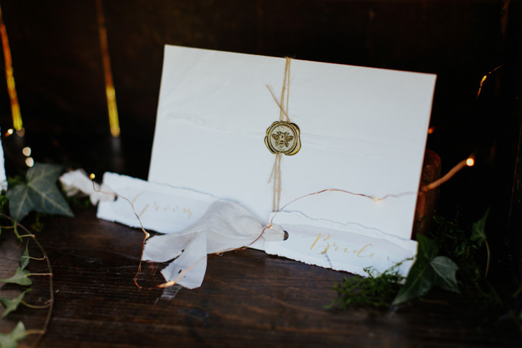 Wax Seal Stationery Invitations Bohemian Luxe Coastal Wedding Ideas https://www.tarastattonphotography.com/