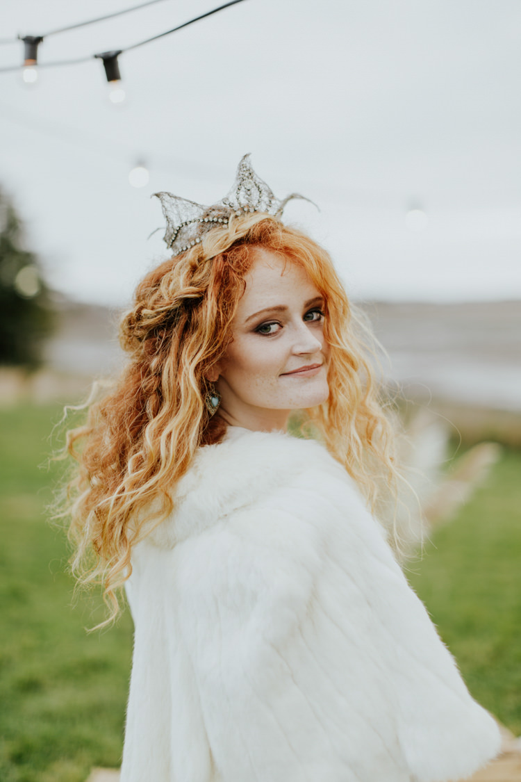 Crown Bride Bridal Accessory Bohemian Luxe Coastal Wedding Ideas https://www.tarastattonphotography.com/