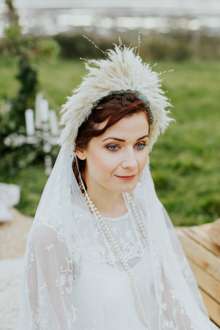 Feather Tiara Crown Headpiece Bride Bridal Bohemian Luxe Coastal Wedding Ideas https://www.tarastattonphotography.com/