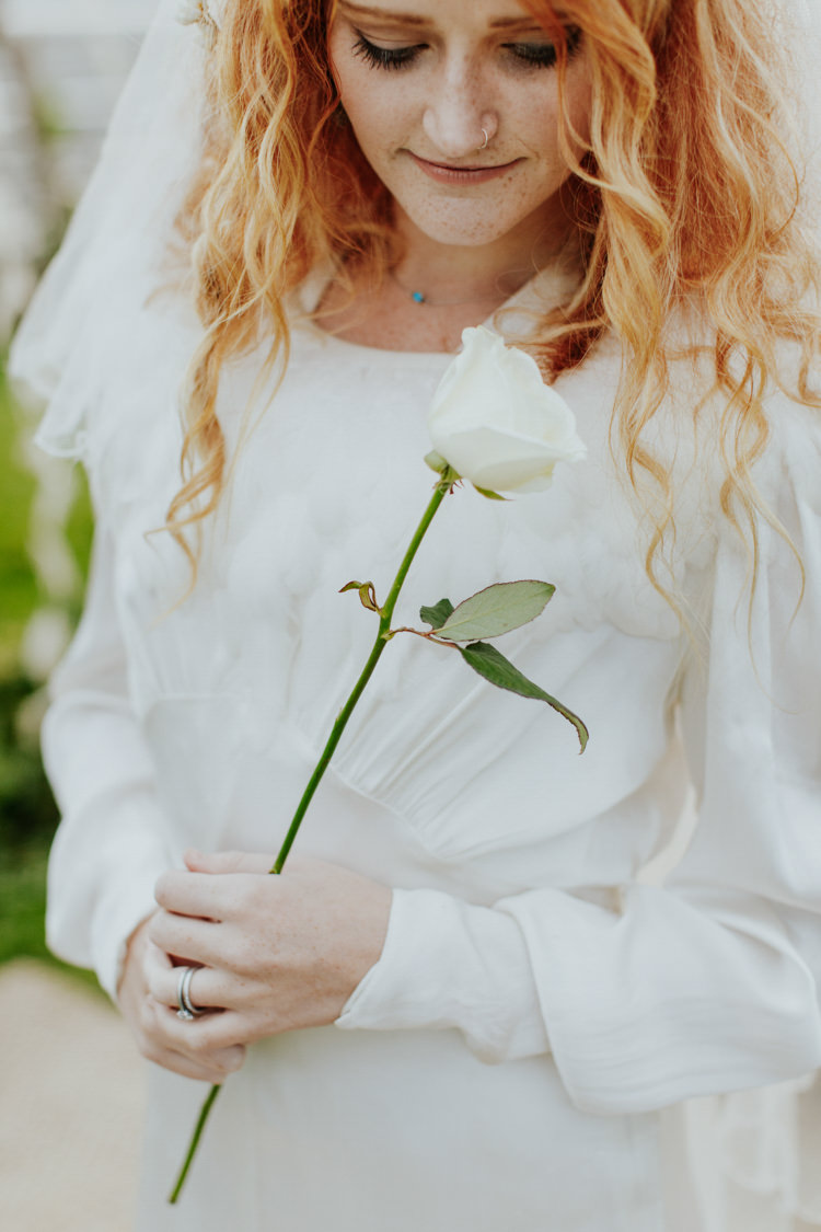 White Rose Bohemian Luxe Coastal Wedding Ideas https://www.tarastattonphotography.com/