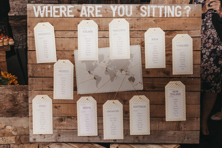 Creative Yellow Grey Barn Wedding http://www.hajley.com/