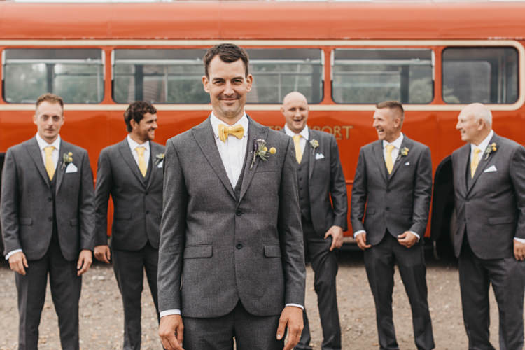 Creative Yellow Grey Barn Wedding http://www.hajley.com/