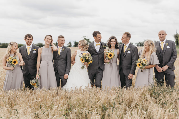 Creative Yellow Grey Barn Wedding http://www.hajley.com/